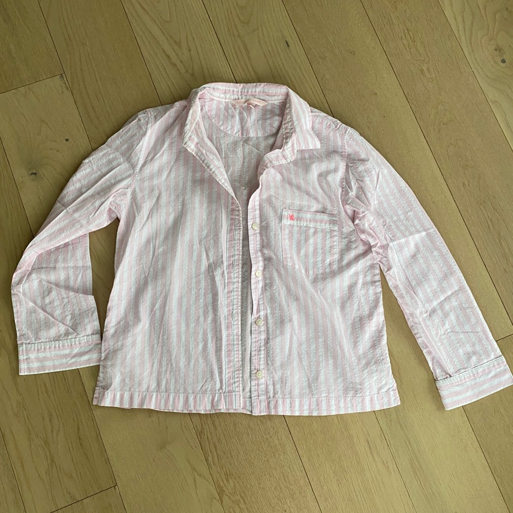 Victoria’s Secret Striped Button Up Top